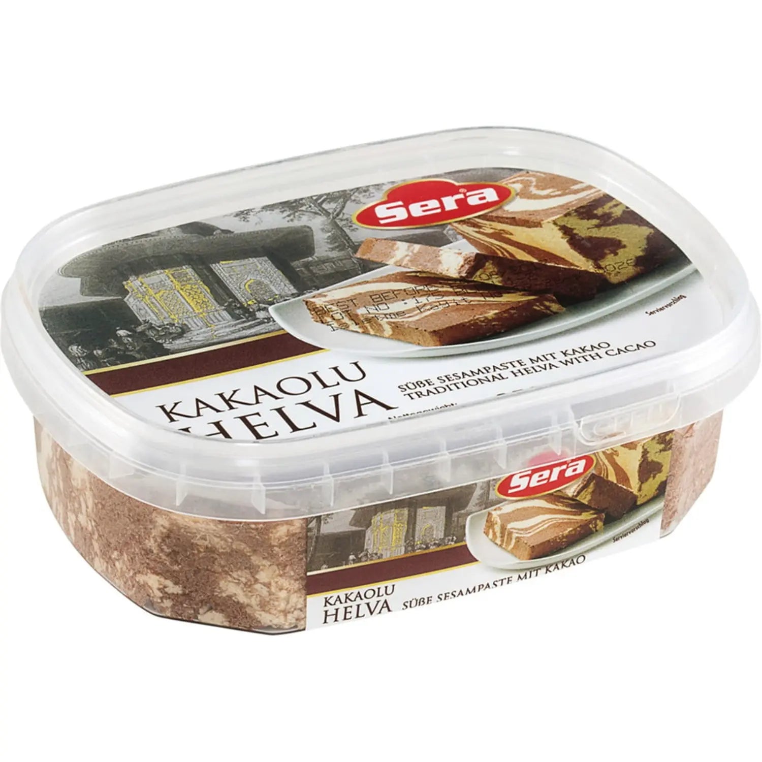 Traditionelle Helva mit Kakao 350g – Marmorierte Sesampaste – Anka Food