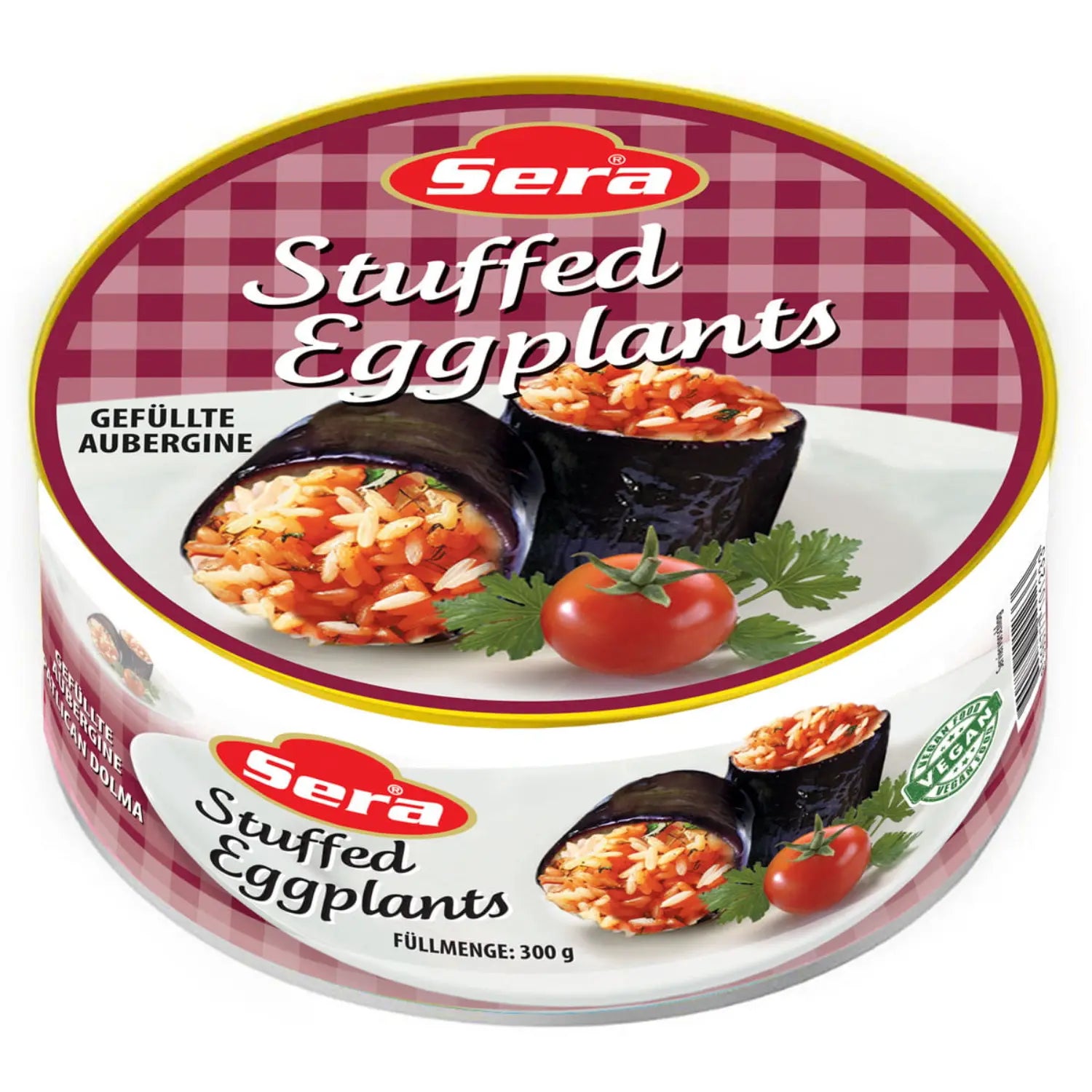 Stuffed Eggplants (Patlican Dolma) 300g – Gefüllte Auberginen – Anka Food