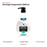 Deep Fresh Duschgel mit Ziegenmilch 1000 ml – Anka Food