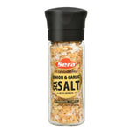 Sera Zwiebel-Knoblauch-Meersalz mit Mühle 75 g – im Gewürz-Set enthalten